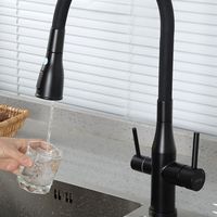 Смеситель для кухни Gappo G4399-66 Черный матовый — фото 22, Смесители для кухни