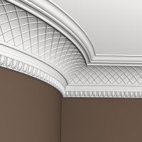 Карниз гибкий Европласт 1.50.138 2000x161x156 мм — фото 2, Карнизы