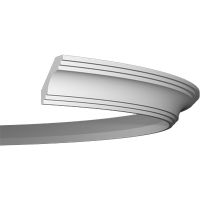 Карниз гибкий Европласт 1.50.199 2000x73x72 мм — фото 1, Карнизы