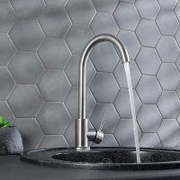 Смеситель для кухни Ростовская Мануфактура Сантехники SUS124-017F Нержавеющая сталь — фото 3, Смесители