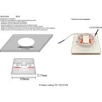 Товар: Встраиваемый светильник Crystal Lux CLT 501C120 WH Белый - фото 3 Встраиваемый светильник Crystal Lux CLT 501C120 WH Белый — фото 3, Точечные светильники