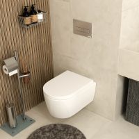 Инсталляция WasserKRAFT Aller для унитаза с клавишей смыва Никель арт-10TLT.010.ME.BN03 — фото 2, Инсталляции для унитазов