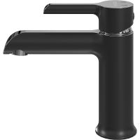 Товар: Смеситель для раковины Grossman Alba Черный Хром арт-510.K35.06.100/210 - фото 2 Смеситель для раковины Grossman Alba Черный Хром арт-510.K35.06.100/210 — фото 2, Смесители для раковины