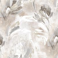 Обои Accento Flamenco 283362 Винил на флизелине (1,06*10,05) Бежевый, Абстракция/Цветы — фото 1, Обои для стен