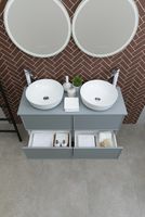 Тумба под раковину Aquanet Арт 60 313274 подвесная Мисти грин — фото 29, Тумбы под раковину