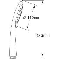 Ручной душ Orange Хром арт-S05HS — фото 10, Лейки для душа