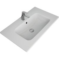 Тумба с раковиной Brevita 50 Shades of Grey Кристиан 80 УТ000014240 подвесная Черная матовая Серая матовая — фото 5, Мебель для ванной