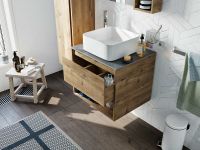 Товар: Тумба с раковиной STWORKI Карлстад 60 427731 подвесная Дуб рустикальный - фото 3 Тумба с раковиной STWORKI Карлстад 60 427731 подвесная Дуб рустикальный — фото 3, Мебель для ванной