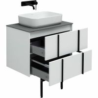 Тумба под раковину Allen Brau Reality 70 1.32004.WM подвесная Белая матовая — фото 18, Тумбы под раковину