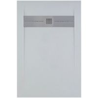 Душевой поддон из искусственного камня Allen Brau Infinity 140x80 8.21004-21 Белый камень — фото 1, Душевые поддоны из искусственного камня