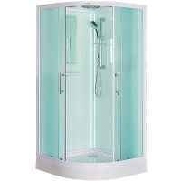 Душевая кабина Esbano ES-L100CR 100x100 ESKL100CR без гидромассажа — фото 1, Душевые кабины