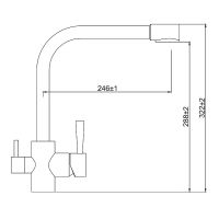 Товар: Смеситель для кухни Kaiser Merkur 26044-16 Песочный - фото 7 Смеситель для кухни Kaiser Merkur 26044-16 Песочный — фото 7, Смесители