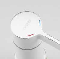 Смеситель на борт ванны Gappo G03-8 G1103-8 Белый Хром — фото 8, Смесители на борт ванны