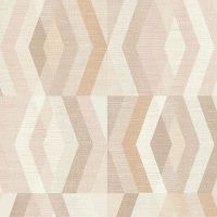 Обои AS Creation Geo Nordic 37533-1 Винил на флизелине (0,53*10,05) Розовый/Бежевый, Ромб — фото 1, Обои для стен