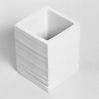 Товар: Стакан для зубных щеток WasserKRAFT Leine K-3828 Белый матовый - фото 3 Стакан для зубных щеток WasserKRAFT Leine K-3828 Белый матовый — фото 3, Мыльницы