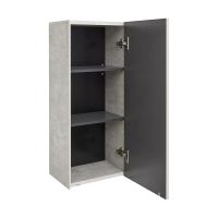 Товар: Подвесной шкаф Aquaton Сохо 35 1A258403AJ9A0 Слэйт Галька серая - фото 2 Подвесной шкаф Aquaton Сохо 35 1A258403AJ9A0 Слэйт Галька серая — фото 2, Шкафы для ванной