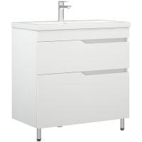 Тумба под раковину Corozo Теона 80 Z2 SD-00001512 Белая — фото 1, Мебель для ванной