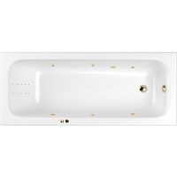 Акриловая ванна Whitecross Vibe 170x70 0105.170070.100.LINENANO.GL с гидромассажем — фото 1, Ванны