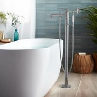 Смеситель для ванны Aquatek Классик Хром арт-AQ1545CR — фото 3, Смесители напольные