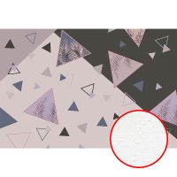 Фреска Ortograf Forma 32670 Фактура бархат FX Флизелин (4*2,7) Фиолетовый/Серый/Черный, Геометрия/Абстракция — фото 1, Фрески