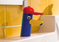 Раковина Geberit Bambini 60 326060000 детская Белая — фото 10, Раковины подвесные