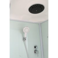 Товар: Душевая кабина Black&White Galaxy 100х100 8501100 профиль Серебристый хром задняя стенка Белая - фото 3 Душевая кабина Black&White Galaxy 100х100 8501100 профиль Серебристый хром задняя стенка Белая — фото 3, Душевые кабины