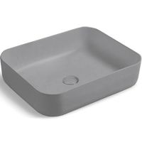 Раковина-чаша Vincea VBS-105MG 50 Серая матовая — фото 1, Раковины накладные