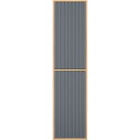 Шкаф пенал Onika Дайлер 35 403569 подвесной Графит Дуб сонома — фото 2, Мебель для ванной