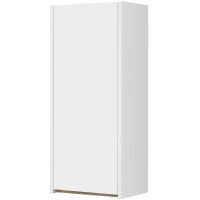 Подвесной шкаф Aquaton Марти 35 1A270203MY010 Белый глянцевый Дуб эндгрейн — фото 1, Шкафы для ванной