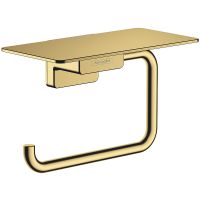 Держатель туалетной бумаги Hansgrohe AddStoris 41772990 Полированное золото — фото 1, Держатели туалетной бумаги