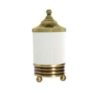 Стакан для ватных дисков Boheme Hermitage 10334 Бронза — фото 1, Аксессуары для ванной