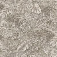 Обои Alessandro Allori Breeze 2206-4 Винил на флизелине (1,06*10) Бежевый, Листья — фото 1, Обои для стен