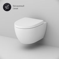 Комплект унитаза с инсталляцией AM.PM Awe IS47001.111738 с сиденьем Микролифт и Белой клавишей смыва — фото 7, Комплекты унитаз + инсталляция