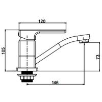 Смеситель для кухни Gappo G17-6 G4517-6 Черный матовый — фото 10, Смесители для кухни