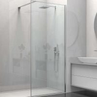 Душевая перегородка Vincea Walk-In 100 VSW-1HS100CL профиль Хром стекло прозрачное — фото 1, Душевые перегородки