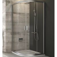 Душевой уголок Ravak Blix BLCP4-90 90x90 3B270U00Z1 профиль Сатин стекло Transparent — фото 1, Душевые уголки четверть круга