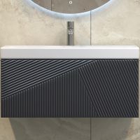 Тумба под раковину Velvex Edge 80 tp.EDG.9696.80.1Y подвесная Графит — фото 1, Тумбы под раковину