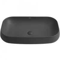 Раковина-чаша Abber Rechteck 71 AC2210MG Серая матовая — фото 2, Раковины накладные