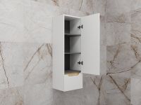 Шкаф пенал Style Line Бали 36 подвесной Белый софт арт-ЛС-00002340 — фото 5, Пеналы для ванной комнаты