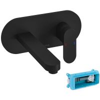 Смеситель для раковины Ravak Chrome CR 019.20BL X070430 Черный матовый — фото 1, Смесители для раковины