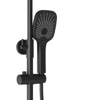 Товар: Душевая система Grossman Advans Черная матовая арт-500.K35.09.210 - фото 5 Душевая система Grossman Advans Черная матовая арт-500.K35.09.210 — фото 5, Душевые стойки