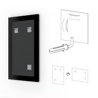 Зеркало Evoform Definite 114х64 BY 0736 в багетной раме - Травленое золото 59 мм — фото 4, Мебель для ванной