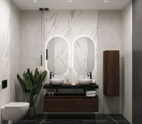 Товар: Столешница под раковину Boheme Armadi Art Flat 140 869-140-NM Черный мрамор - фото 4 Столешница под раковину Boheme Armadi Art Flat 140 869-140-NM Черный мрамор — фото 4, Раковины