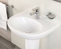 Раковина Vitra Zentrum 60 5786B003-0001 Белая — фото 3, Раковины подвесные