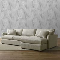 Обои Solo Fiji E200800 Винил на флизелине (1,06*10) Серый/Серебряный, Листья — фото 4, Обои для стен