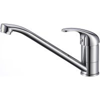 Смеситель для кухни WesnaArt Listok LIS01-130 Хром — фото 1, Смесители для кухни