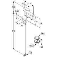 Смеситель для раковины Kludi Renon 422885375 Белый матовый — фото 2, Смесители