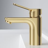 Товар: Смеситель для раковины AM.PM X-Joy Золото арт-F85A02199 - фото 2 Смеситель для раковины AM.PM X-Joy Золото арт-F85A02199 — фото 2, Смесители для раковины