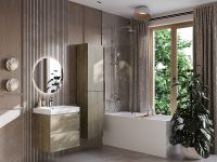 Товар: Тумба под раковину Roca Ona 60 A857613511 подвесная Темный вяз - фото 5 Тумба под раковину Roca Ona 60 A857613511 подвесная Темный вяз — фото 5, Мебель для ванной