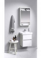 Тумба под раковину Aqwella Сити 50 CI0105DK Дуб канадский — фото 2, Мебель для ванной